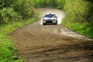 Jason Cook / Maggie Tu Subaru WRX on SS5, Blue Trail II.