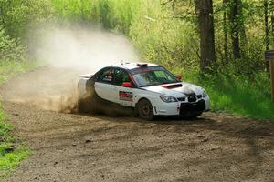 Jason Cook / Maggie Tu Subaru WRX on SS5, Blue Trail II.