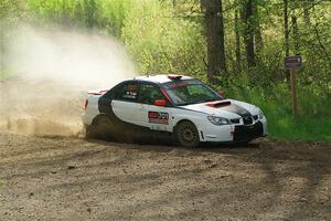 Jason Cook / Maggie Tu Subaru WRX on SS5, Blue Trail II.