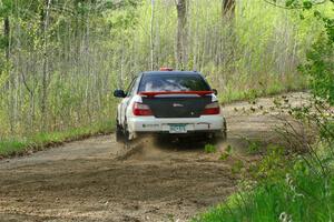 Jason Cook / Maggie Tu Subaru WRX on SS5, Blue Trail II.