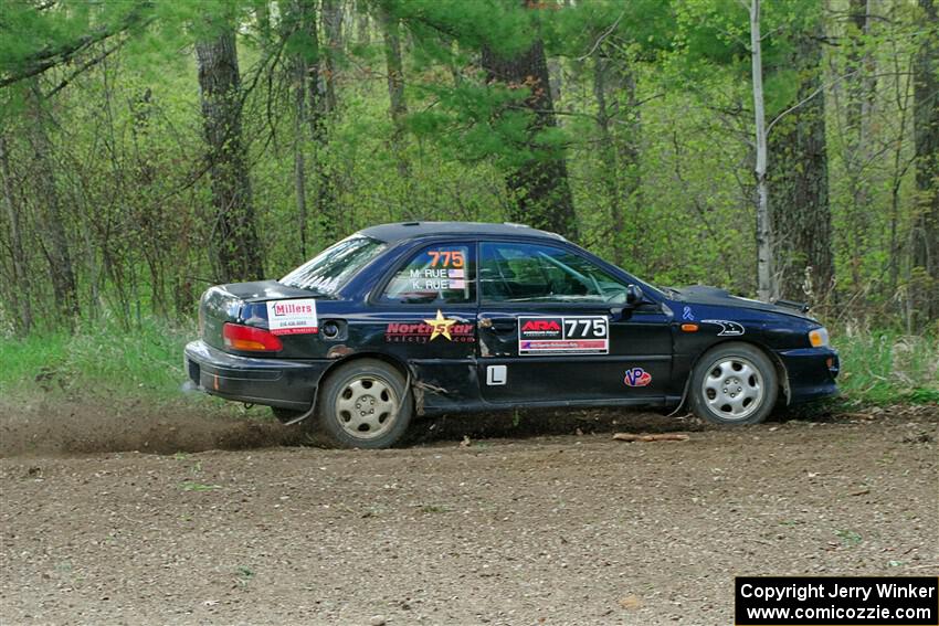 Kristian Rue / Mark Rue Subaru Impreza 2.5RS on SS5, Blue Trail II.