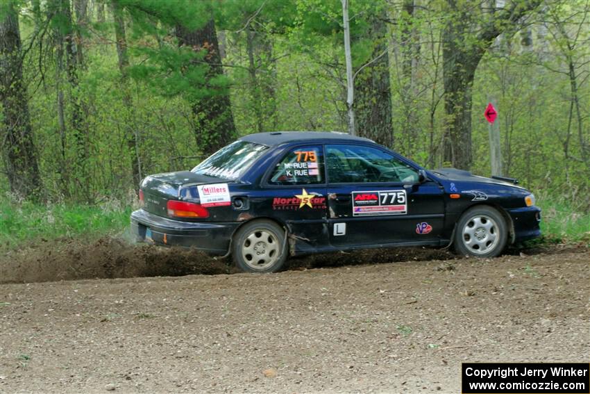 Kristian Rue / Mark Rue Subaru Impreza 2.5RS on SS5, Blue Trail II.