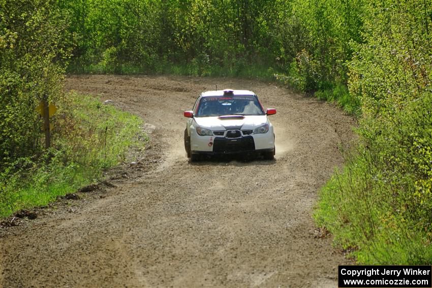 Jason Cook / Maggie Tu Subaru WRX on SS5, Blue Trail II.