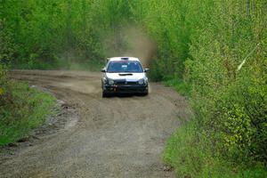 Peter Farrow / Ian Nelson Subaru WRX on SS5, Blue Trail II.