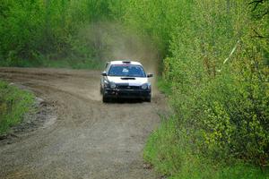 Peter Farrow / Ian Nelson Subaru WRX on SS5, Blue Trail II.