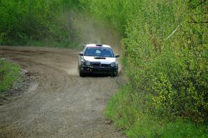 Peter Farrow / Ian Nelson Subaru WRX on SS5, Blue Trail II.
