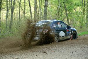 Peter Farrow / Ian Nelson Subaru WRX on SS5, Blue Trail II.