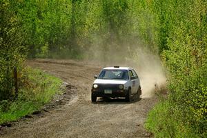Josh Nykanen / Connor Himes VW GTI on SS5, Blue Trail II.