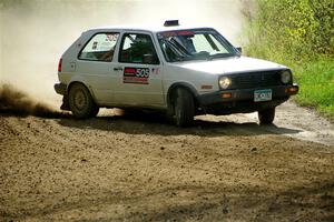 Josh Nykanen / Connor Himes VW GTI on SS5, Blue Trail II.