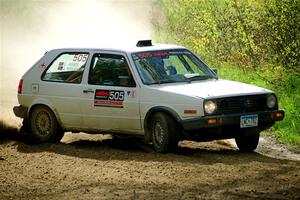 Josh Nykanen / Connor Himes VW GTI on SS5, Blue Trail II.