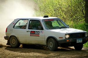 Josh Nykanen / Connor Himes VW GTI on SS5, Blue Trail II.