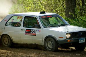 Josh Nykanen / Connor Himes VW GTI on SS5, Blue Trail II.