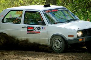 Josh Nykanen / Connor Himes VW GTI on SS5, Blue Trail II.