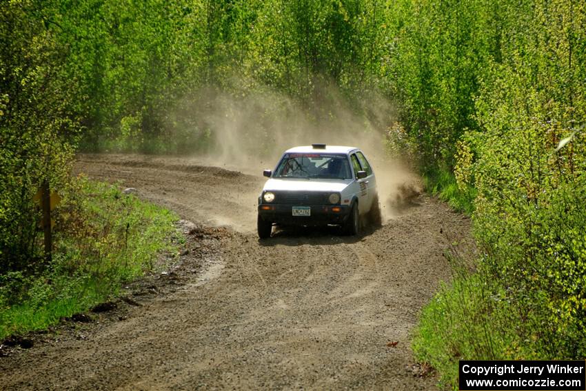 Josh Nykanen / Connor Himes VW GTI on SS5, Blue Trail II.