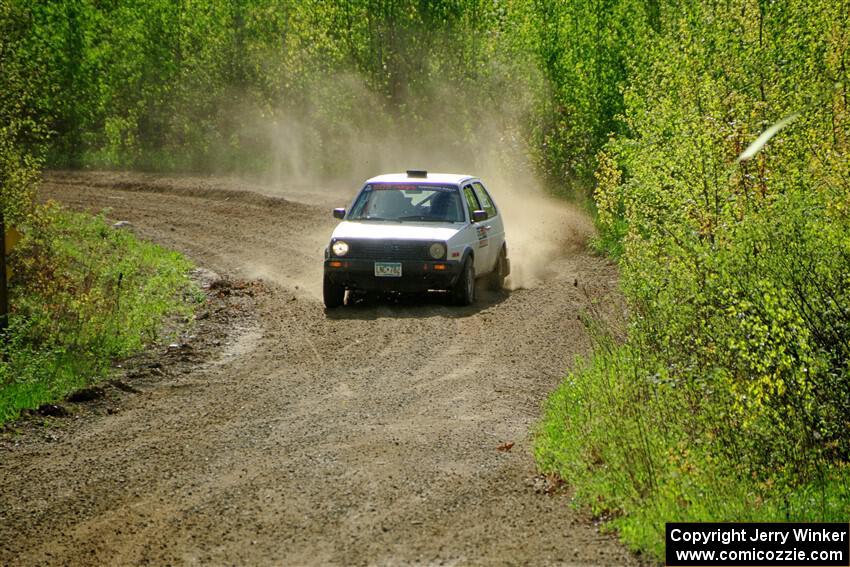 Josh Nykanen / Connor Himes VW GTI on SS5, Blue Trail II.