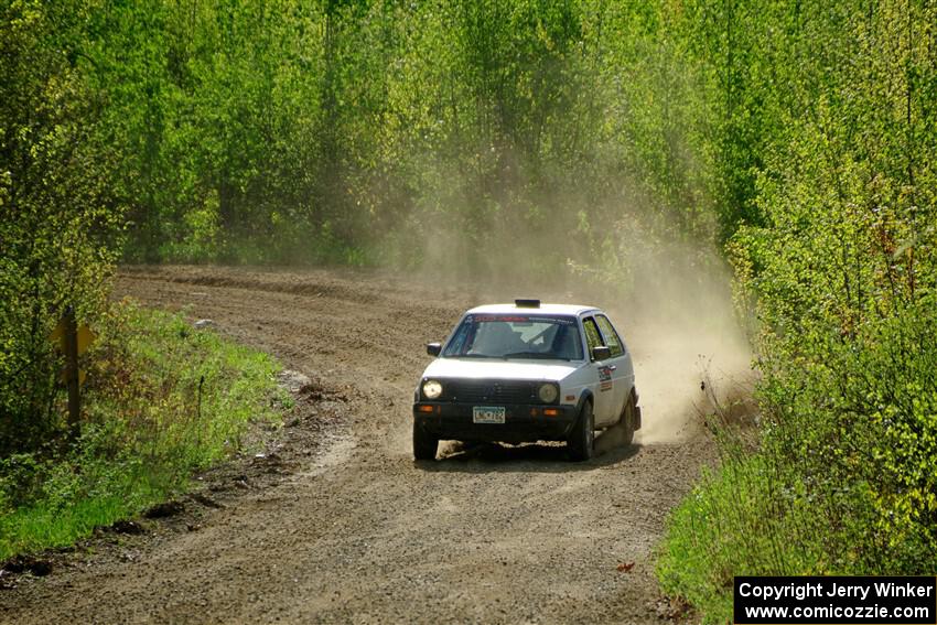 Josh Nykanen / Connor Himes VW GTI on SS5, Blue Trail II.