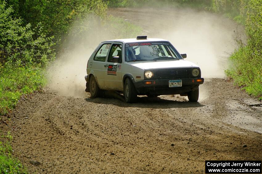 Josh Nykanen / Connor Himes VW GTI on SS5, Blue Trail II.