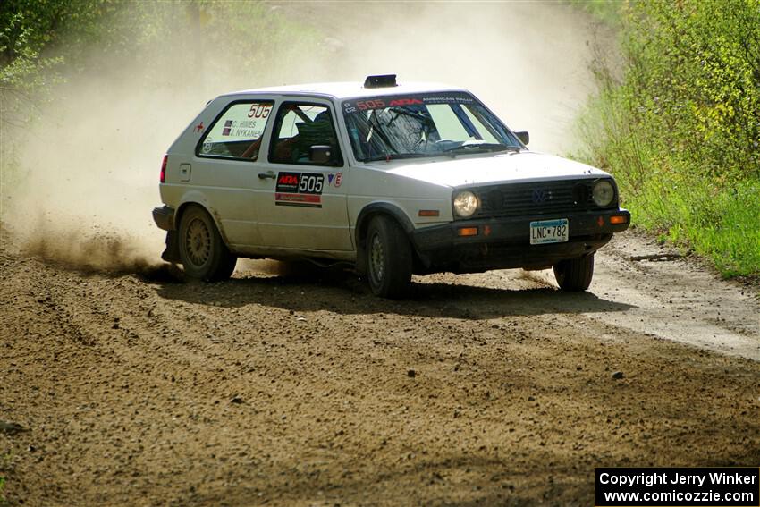 Josh Nykanen / Connor Himes VW GTI on SS5, Blue Trail II.