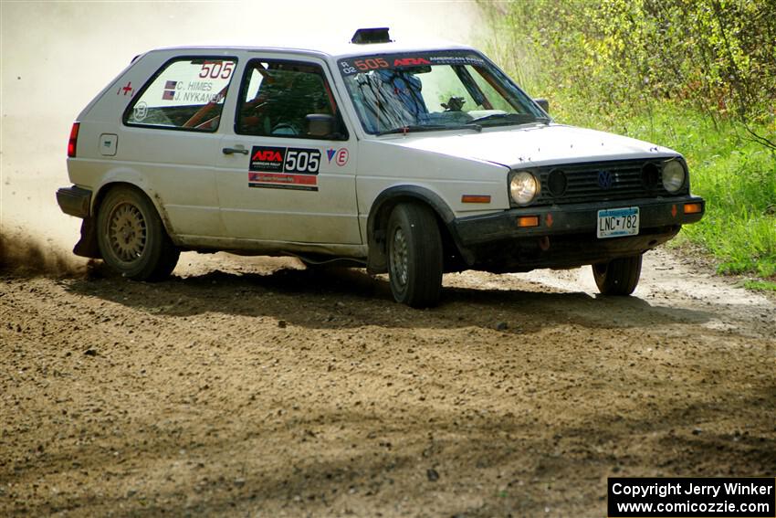 Josh Nykanen / Connor Himes VW GTI on SS5, Blue Trail II.