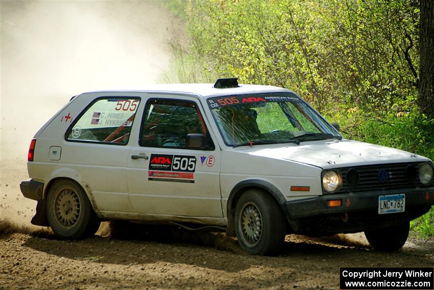 Josh Nykanen / Connor Himes VW GTI on SS5, Blue Trail II.