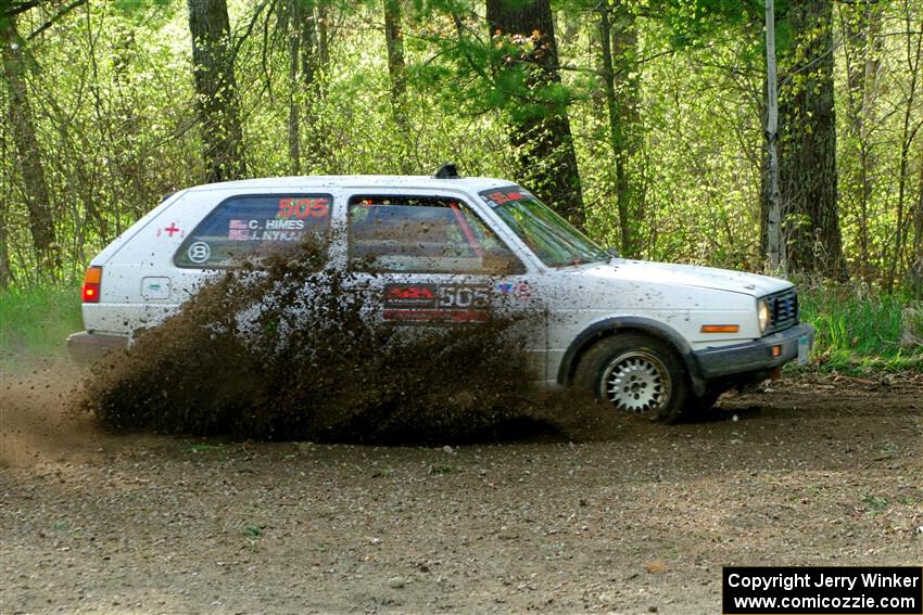 Josh Nykanen / Connor Himes VW GTI on SS5, Blue Trail II.