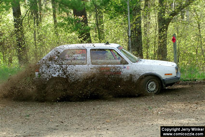 Josh Nykanen / Connor Himes VW GTI on SS5, Blue Trail II.