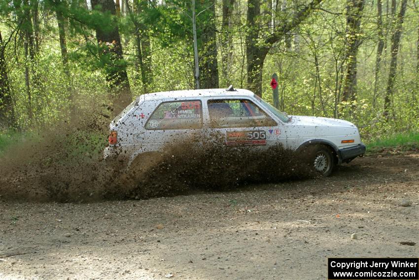 Josh Nykanen / Connor Himes VW GTI on SS5, Blue Trail II.