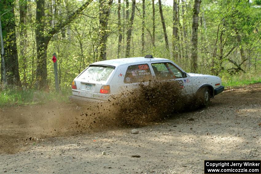 Josh Nykanen / Connor Himes VW GTI on SS5, Blue Trail II.