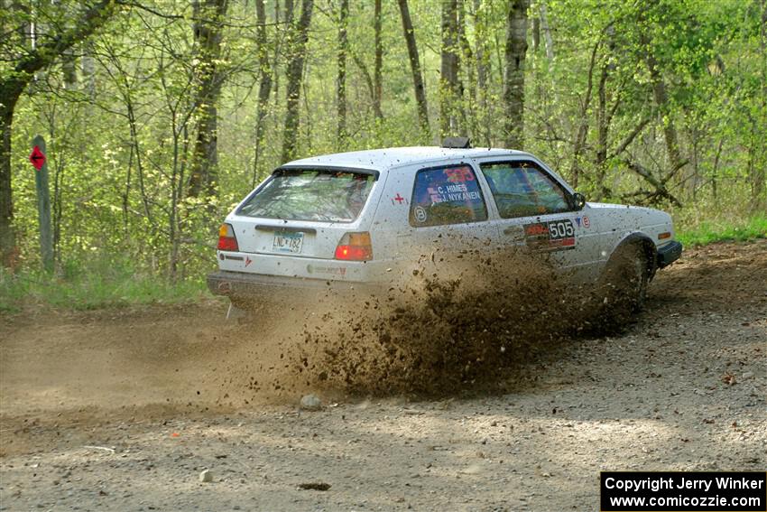 Josh Nykanen / Connor Himes VW GTI on SS5, Blue Trail II.