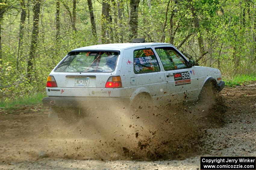 Josh Nykanen / Connor Himes VW GTI on SS5, Blue Trail II.