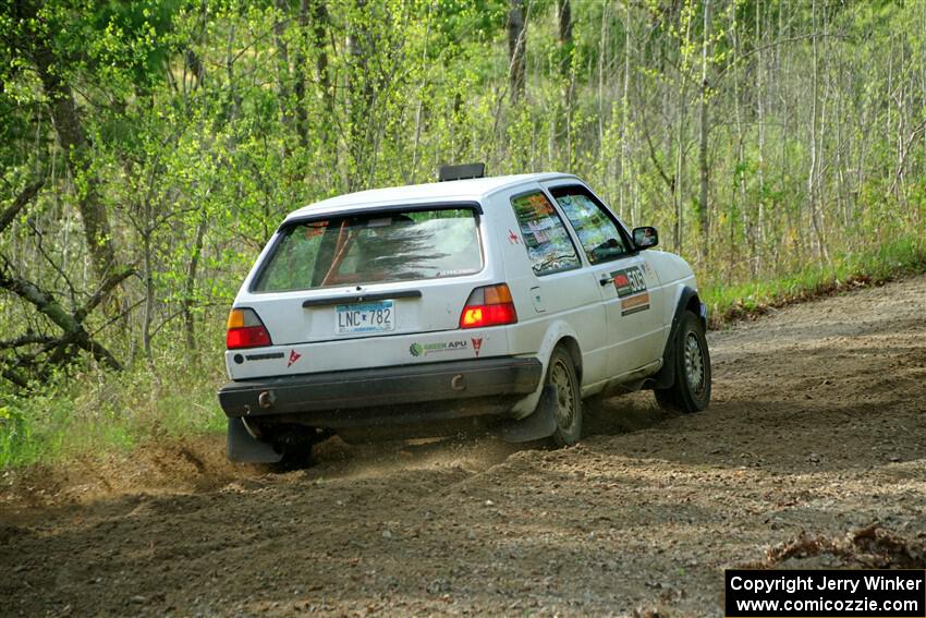 Josh Nykanen / Connor Himes VW GTI on SS5, Blue Trail II.