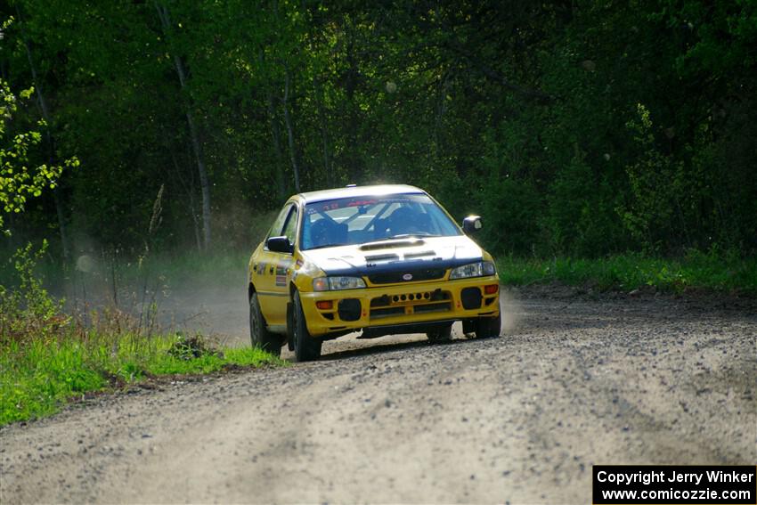 Steve Gingras / Katie Gingras Subaru Impreza finishes SS6, Spur 2 Cutoff II.