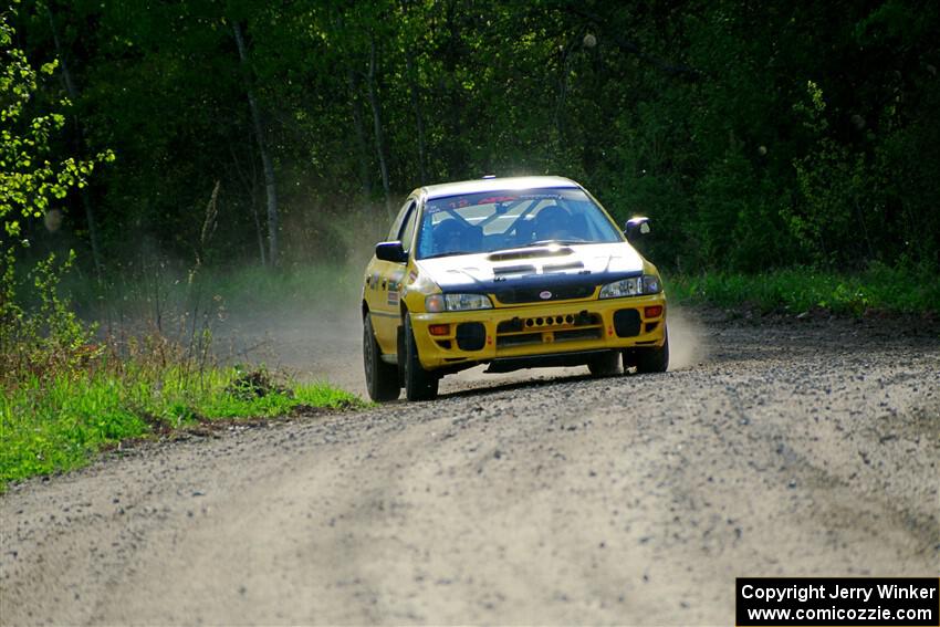 Steve Gingras / Katie Gingras Subaru Impreza finishes SS6, Spur 2 Cutoff II.