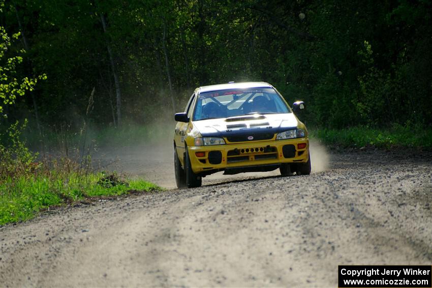 Steve Gingras / Katie Gingras Subaru Impreza finishes SS6, Spur 2 Cutoff II.