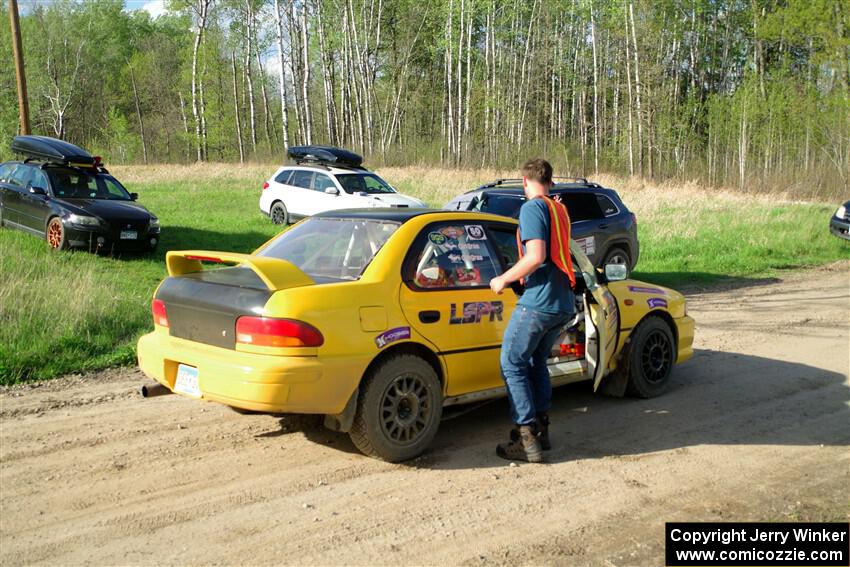 Steve Gingras / Katie Gingras Subaru Impreza finishes SS6, Spur 2 Cutoff II.