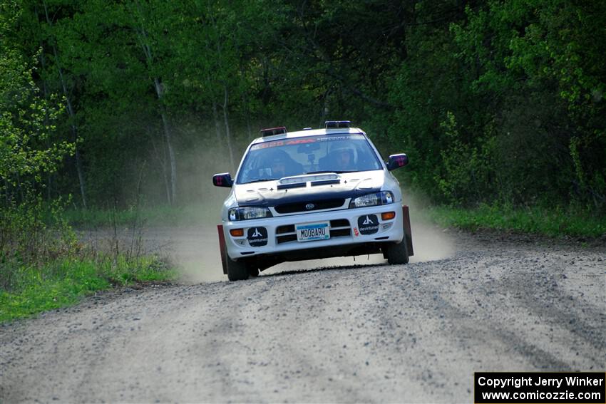 Aidan Hicks / John Hicks Subaru Impreza Wagon finishes SS6, Spur 2 Cutoff II.