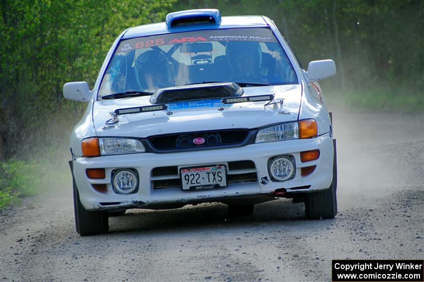 Tyler Matalas / Tim Sword Subaru Impreza LX finishes SS6, Spur 2 Cutoff II.