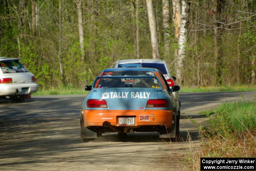 Two cars head back to service after the event.