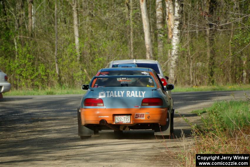 Two cars head back to service after the event.