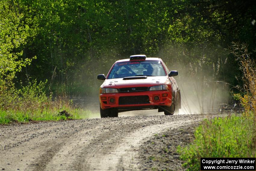 Travis Mattonen / Anikka Nykanen Subaru Impreza finishes SS6, Spur 2 Cutoff II.