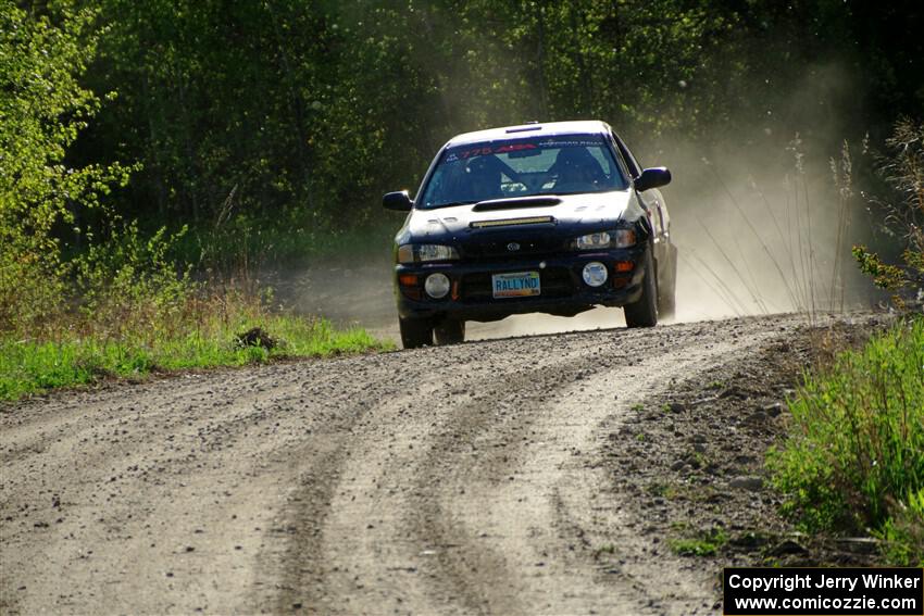 Kristian Rue / Mark Rue Subaru Impreza 2.5RS finishes SS6, Spur 2 Cutoff II.