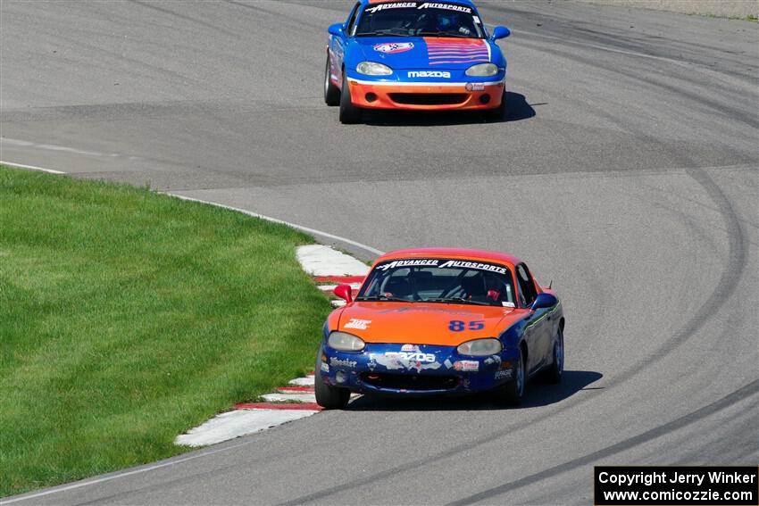 Nick LoGalbo's and Bruce Allen's Spec Miata Mazda Miatas