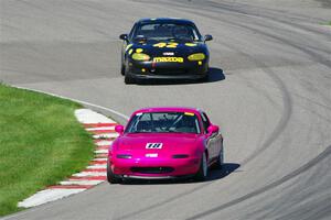 Josh Jablonski's and Greg Youngdahl's Spec Miata Mazda Miatas