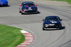 Samantha Silver's and Austin Pearce's Spec Miata Mazda Miatas