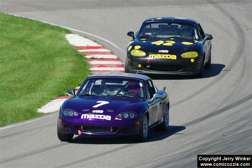 Geoff Youngdahl's and Greg Youngdahl's Spec Miata Mazda Miatas