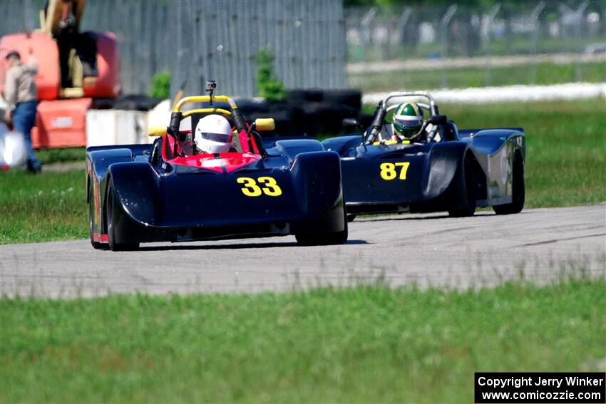 Dave Glodowski's and Rob Wilke's Spec Racer Ford 3s