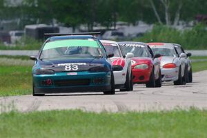Mark Utecht's ITJ Honda Civic and Nolan Elder's STL Mazda Miata
