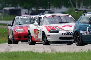 Nolan Elder's STL Mazda Miata and Chris Craft's Spec Miata Mazda Miata