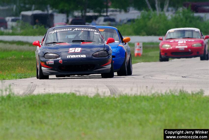 Austin Pearce's and Gordon Kuhnley's Spec Miata Mazda Miatas