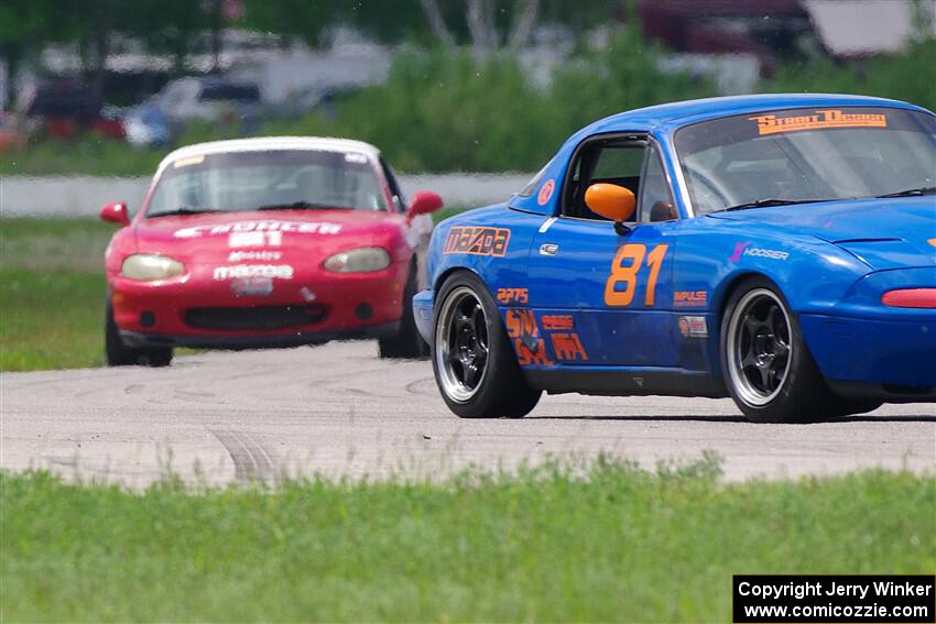 Gordon Kuhnley's and Andrew Jenkins' Spec Miata Mazda Miatas